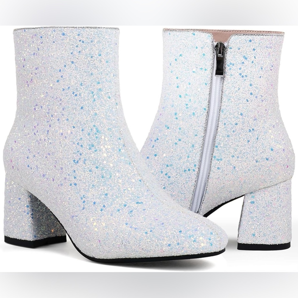 Brand new glitter boots